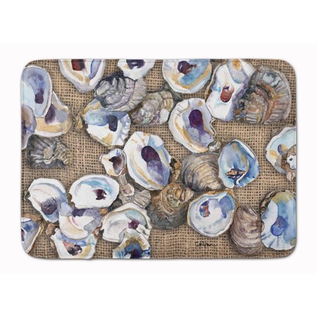 Carolines Treasures Oyster Machine Washable Memory Foam Mat 8734RUG